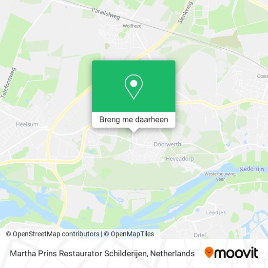 Martha Prins Restaurator Schilderijen kaart