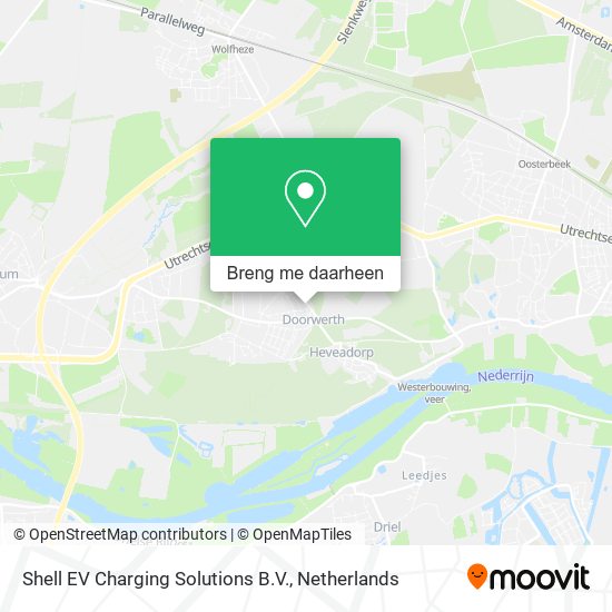 Shell EV Charging Solutions B.V. kaart