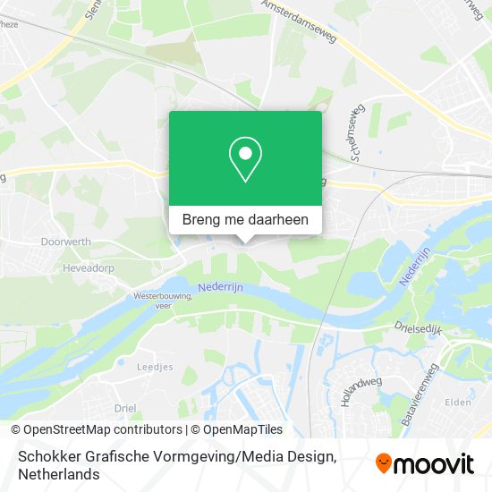 Schokker Grafische Vormgeving / Media Design kaart