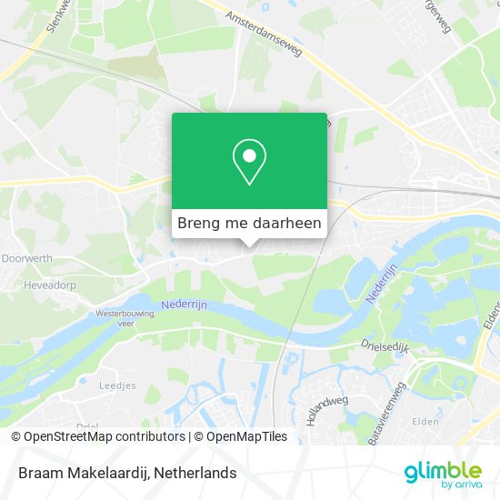 Braam Makelaardij kaart