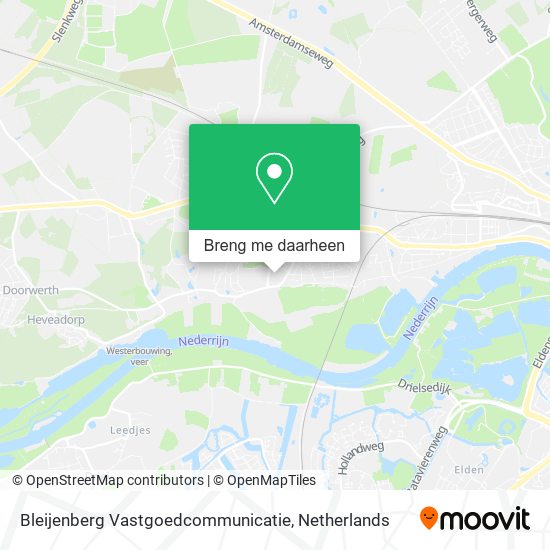 Bleijenberg Vastgoedcommunicatie kaart