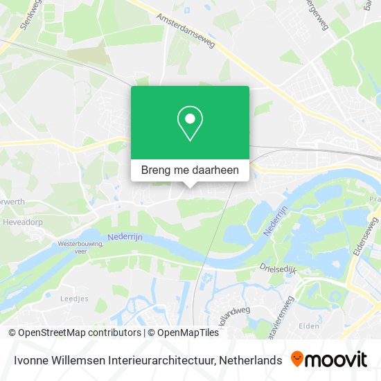 Ivonne Willemsen Interieurarchitectuur kaart