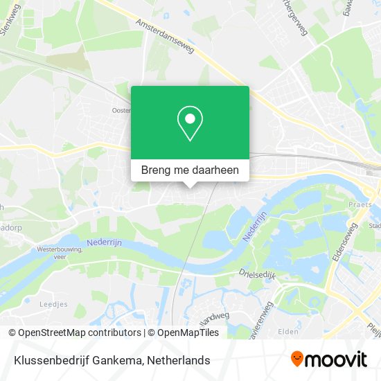 Klussenbedrijf Gankema kaart