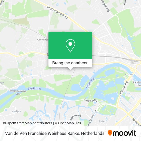 Van de Ven Franchise Weinhaus Ranke kaart