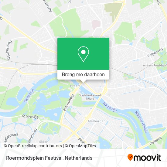 Roermondsplein Festival kaart