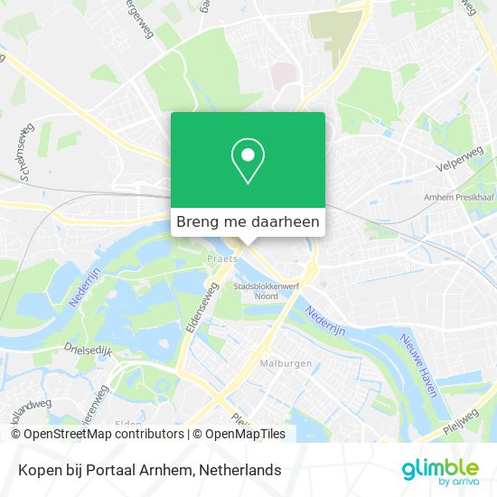 Kopen bij Portaal Arnhem kaart