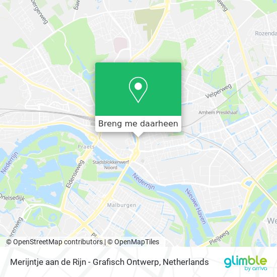 Merijntje aan de Rijn - Grafisch Ontwerp kaart