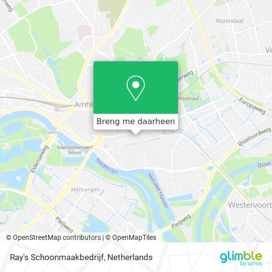 Ray's Schoonmaakbedrijf kaart