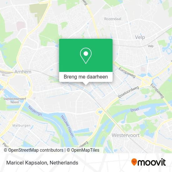 Maricel Kapsalon kaart