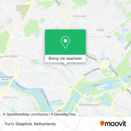 Yuri's Slaaphok kaart