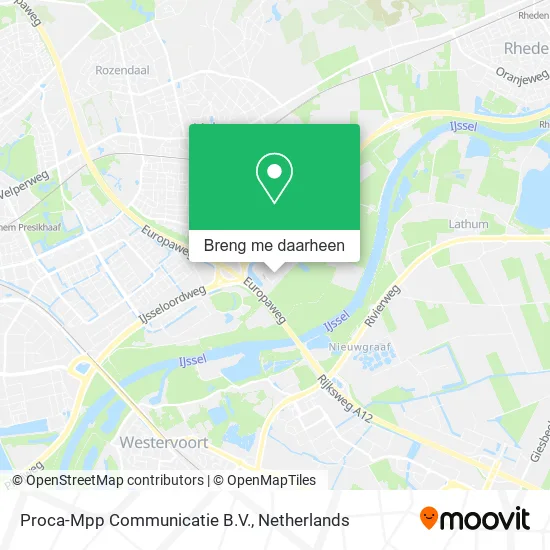 Proca-Mpp Communicatie B.V. kaart