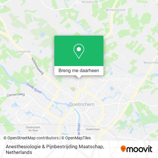 Anesthesiologie & Pijnbestrijding Maatschap kaart