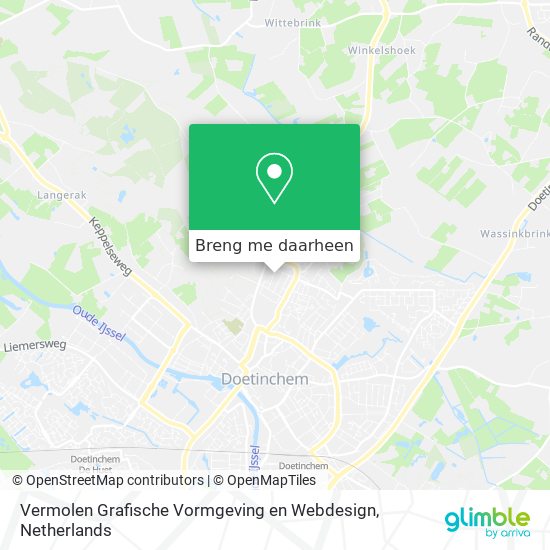 Vermolen Grafische Vormgeving en Webdesign kaart