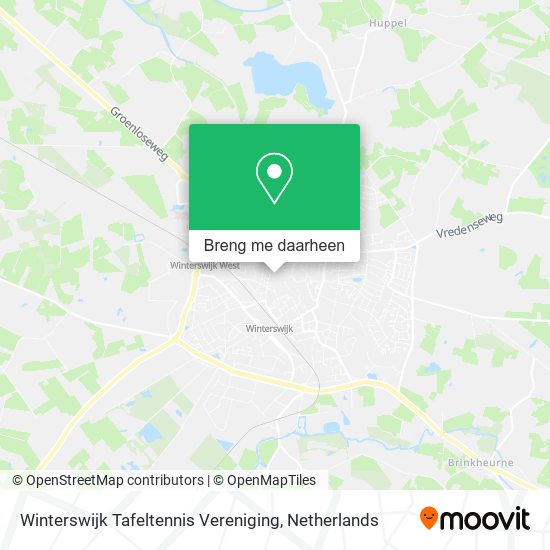 Winterswijk Tafeltennis Vereniging kaart