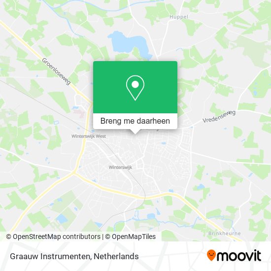 Graauw Instrumenten kaart