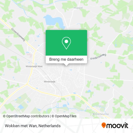 Wokken met Wan kaart