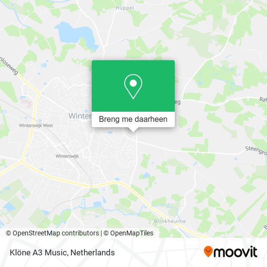 Klöne A3 Music kaart