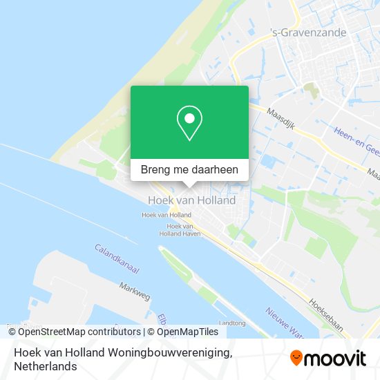 Hoek van Holland Woningbouwvereniging kaart