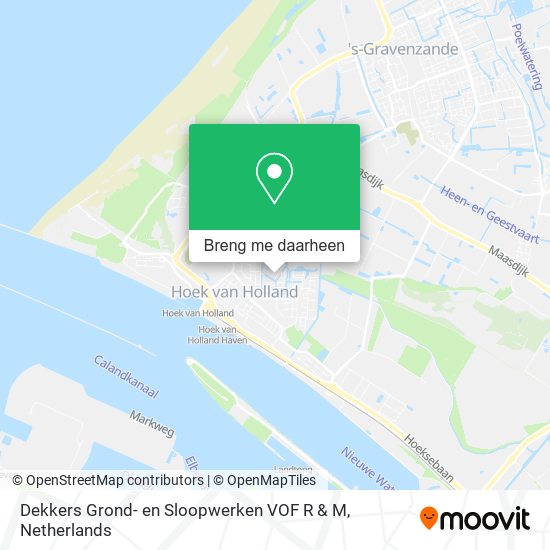 Dekkers Grond- en Sloopwerken VOF R & M kaart