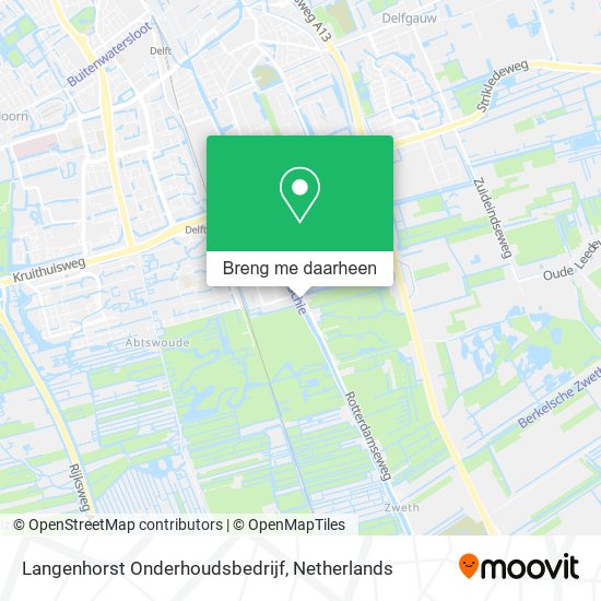 Langenhorst Onderhoudsbedrijf kaart