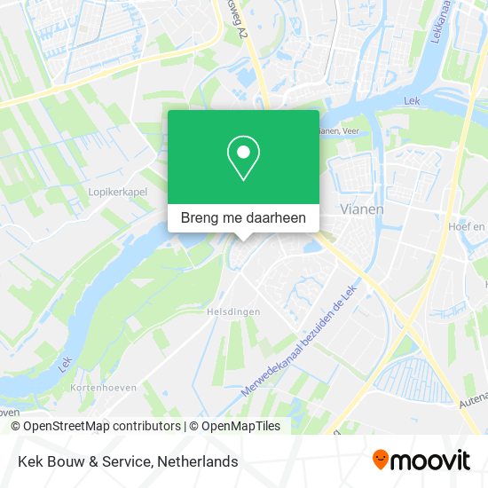 Kek Bouw & Service kaart