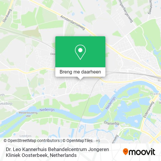 Dr. Leo Kannerhuis Behandelcentrum Jongeren Kliniek Oosterbeek kaart