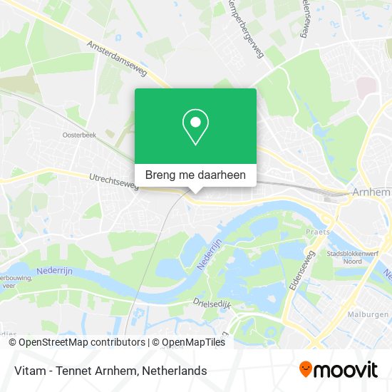 Vitam - Tennet Arnhem kaart