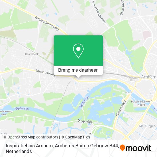 Inspiratiehuis Arnhem, Arnhems Buiten Gebouw B44 kaart