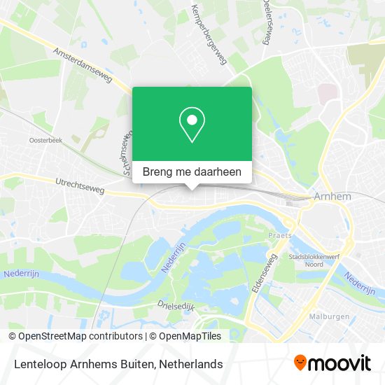 Lenteloop Arnhems Buiten kaart