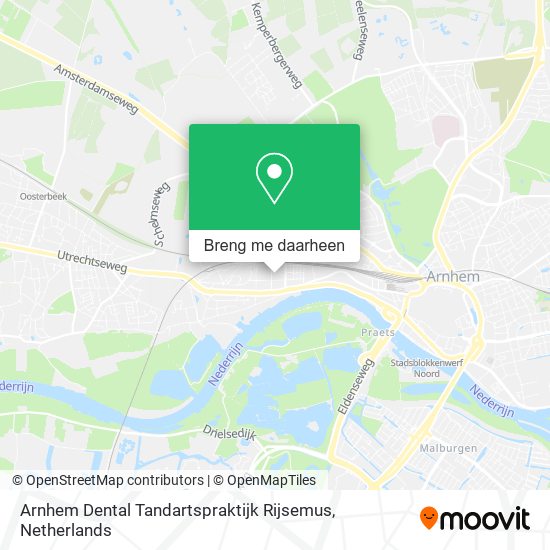 Arnhem Dental Tandartspraktijk Rijsemus kaart