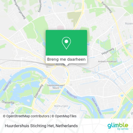 Huurdershuis Stichting Het kaart