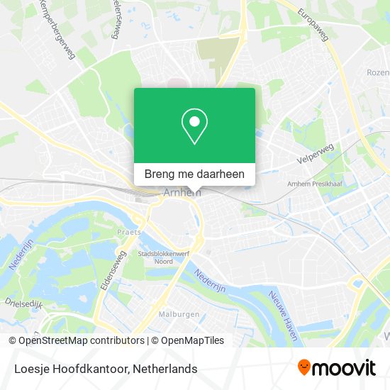 Loesje Hoofdkantoor kaart