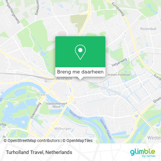 Turholland Travel kaart