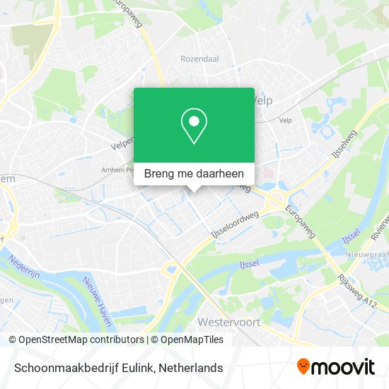 Schoonmaakbedrijf Eulink kaart