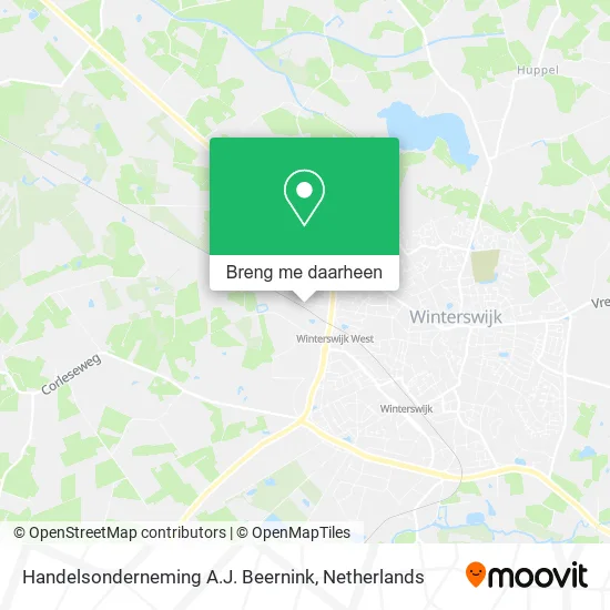 Handelsonderneming A.J. Beernink kaart