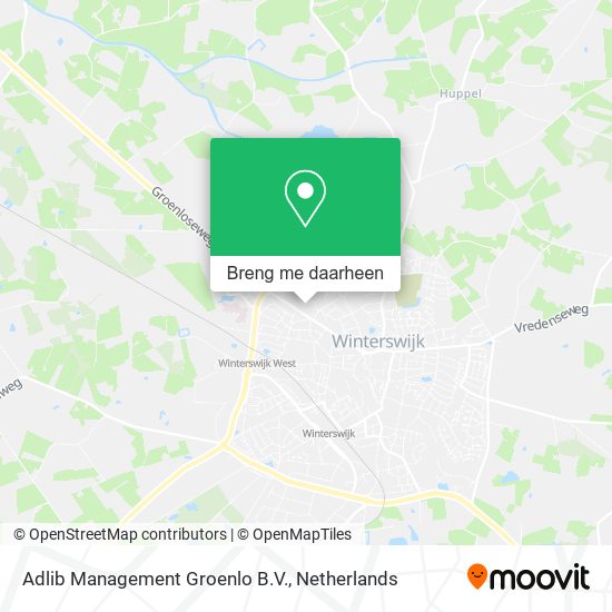 Adlib Management Groenlo B.V. kaart