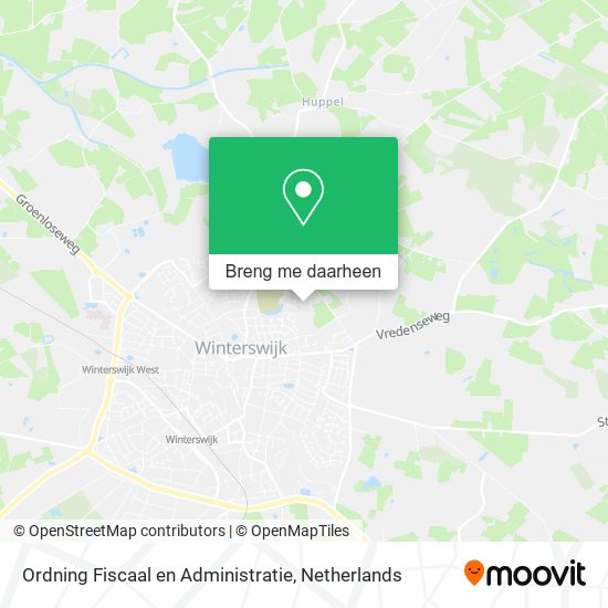 Ordning Fiscaal en Administratie kaart