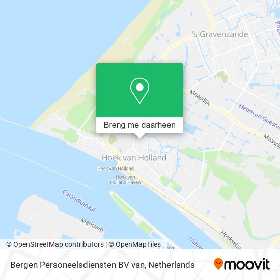 Bergen Personeelsdiensten BV van kaart