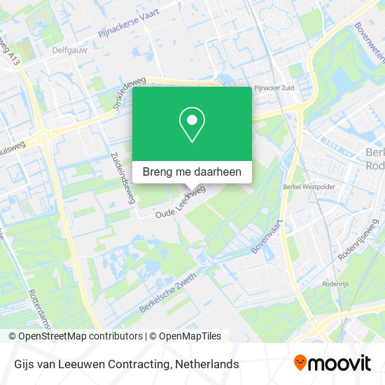 Gijs van Leeuwen Contracting kaart