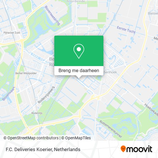 F.C. Deliveries Koerier kaart