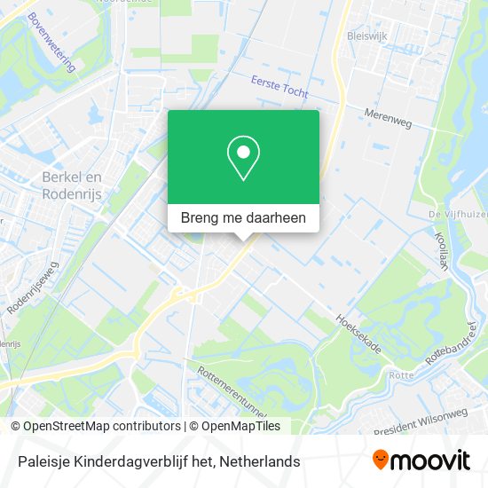 Paleisje Kinderdagverblijf het kaart