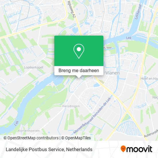 Landelijke Postbus Service kaart