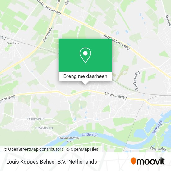 Louis Koppes Beheer B.V. kaart