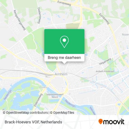 Brack-Hoevers VOF kaart