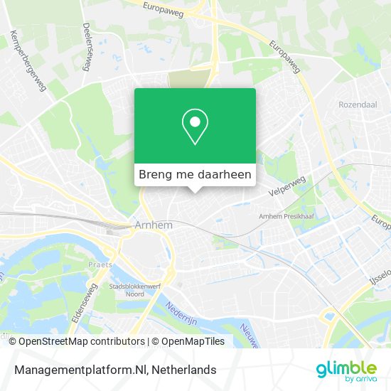 Managementplatform.Nl kaart