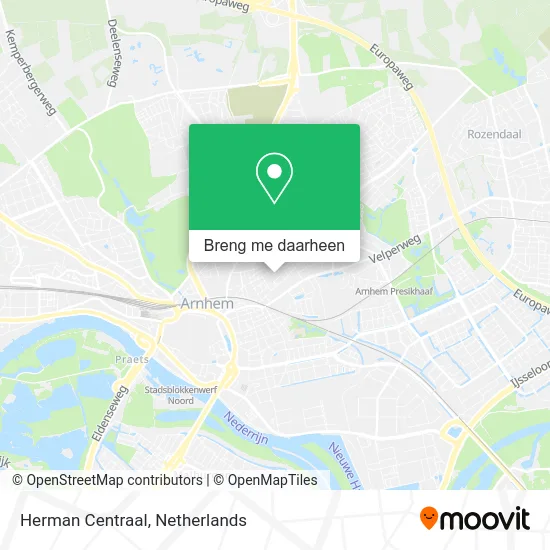 Herman Centraal kaart