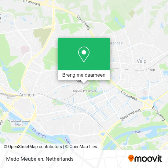 Medo Meubelen kaart