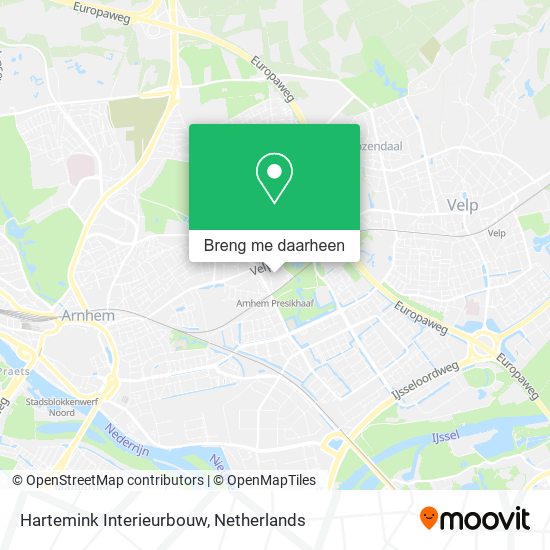 Hartemink Interieurbouw kaart