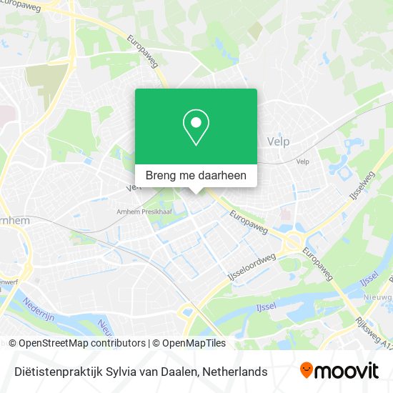 Diëtistenpraktijk Sylvia van Daalen kaart