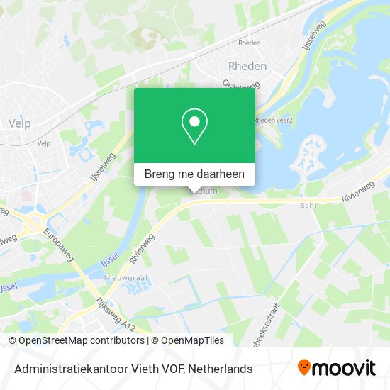 Administratiekantoor Vieth VOF kaart